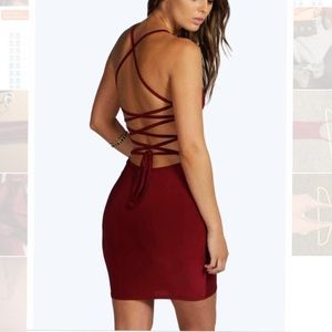 Slinky dress boohoo